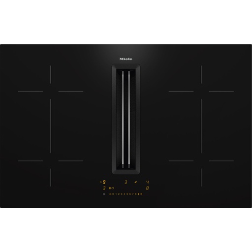 [KMDA7473FL-U] MIELE Inductiekookplaat met afzuiging, zwart