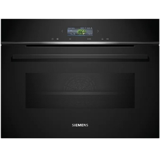 [CM724G1B2] Siemens Huishoud Oven combi microgolf 45cm iQ700 zwart