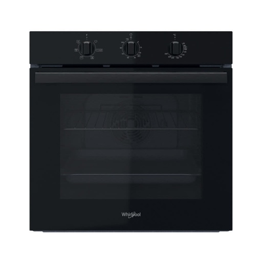 [0MR35HR0B] WHIRLPOOL Oven multifunctie 71L hydrolyse zwart