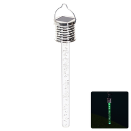 Aigostar LED Solar Sfeervolle Gazonverlichting RVS Bubble Stick Hanglamp RGB