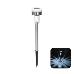 Aigostar LED Solar Sfeervolle Gazonverlichting RVS Op-en-Neer Verlichting 6500K