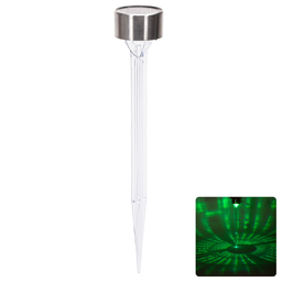 Aigostar LED Solar Sfeervolle Gazonverlichting RVS Geïntegreerde lampenkap RGB