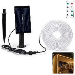 Aigostar LED Solar Lichtstrip 2+3m 2700K 30W