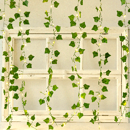 Aigostar Namaakplanten op zonne-energie gordijn klimop 3m+1m*1m 70LED