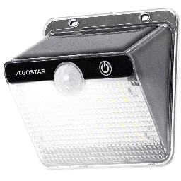 Aigostar Solar wall lights SENSOR Area illumination Crystal-grid single-sided illumination 6500K